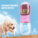 Deebestpets Portable Pet Water & Food Bottle – Travel Feeder for Cats & Dogs