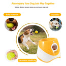 Automatic Dog Tennis Launcher Mini Tennis Throwing Pinball Machine Rechargeable Interactive Toy for Pet Dogs and Cats