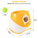 Automatic Dog Tennis Launcher Mini Tennis Throwing Pinball Machine Rechargeable Interactive Toy for Pet Dogs and Cats