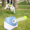 Automatic Dog Tennis Launcher Mini Tennis Throwing Pinball Machine Rechargeable Interactive Toy for Pet Dogs and Cats