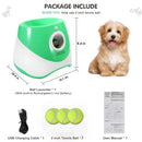 Automatic Dog Tennis Launcher Mini Tennis Throwing Pinball Machine Rechargeable Interactive Toy for Pet Dogs and Cats