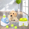 Automatic Dog Tennis Launcher Mini Tennis Throwing Pinball Machine Rechargeable Interactive Toy for Pet Dogs and Cats